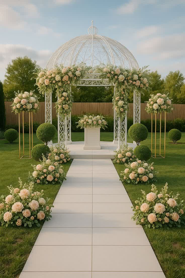 تزئینات باغ عمارت ها